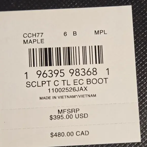 Women's Coach Boot Sculpted C Tall Maple NWT 6 - Picture 12 of 15